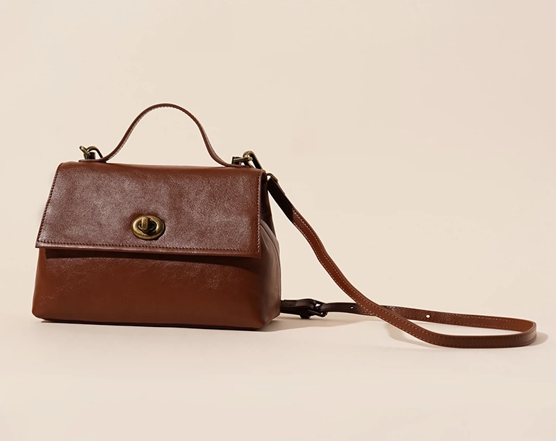 香港狄記皮具 狄記 原創真皮手工 ins郵差包 ins風格包包 頭層牛皮包包 皮革 原創手工真皮 皮件 DEEPKEE 復古真皮手工包