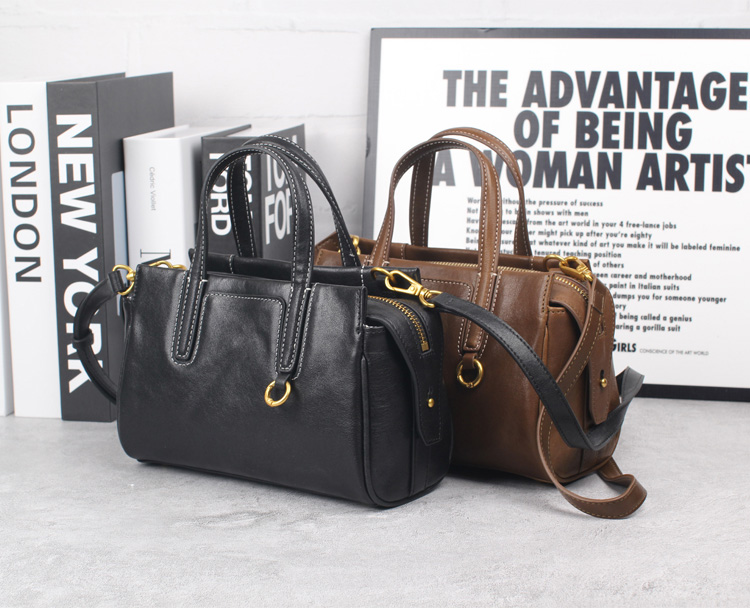 DEEPKEE original nubuck handmade full-grain genuine leather cowhide bag 植鞣革女包新款式 復古高級感 YSI044 號