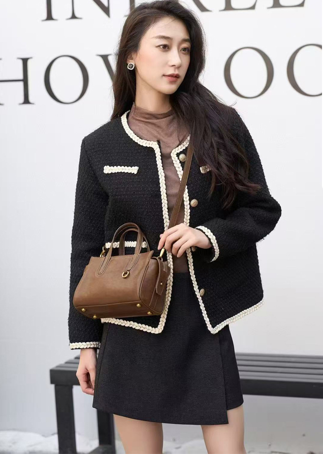 DEEPKEE original nubuck handmade full-grain genuine leather cowhide bag 植鞣革女包新款式 復古高級感 YSI044 號