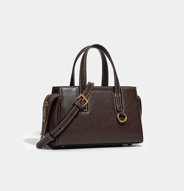 DEEPKEE original nubuck handmade full-grain genuine leather cowhide bag 植鞣革女包新款式 復古高級感 YSI044 號