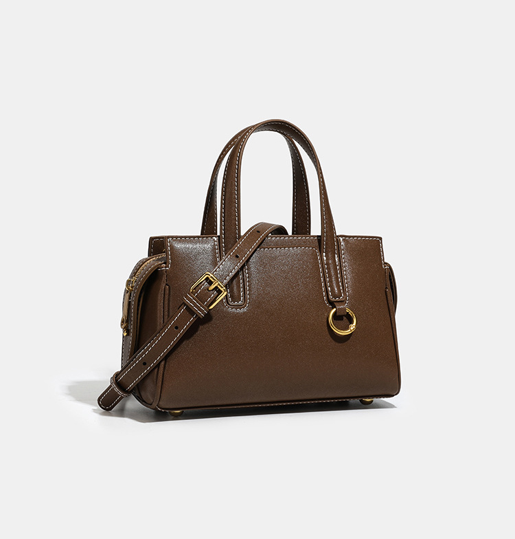 DEEPKEE original nubuck handmade full-grain genuine leather cowhide bag 植鞣革女包新款式 復古高級感 YSI044 號