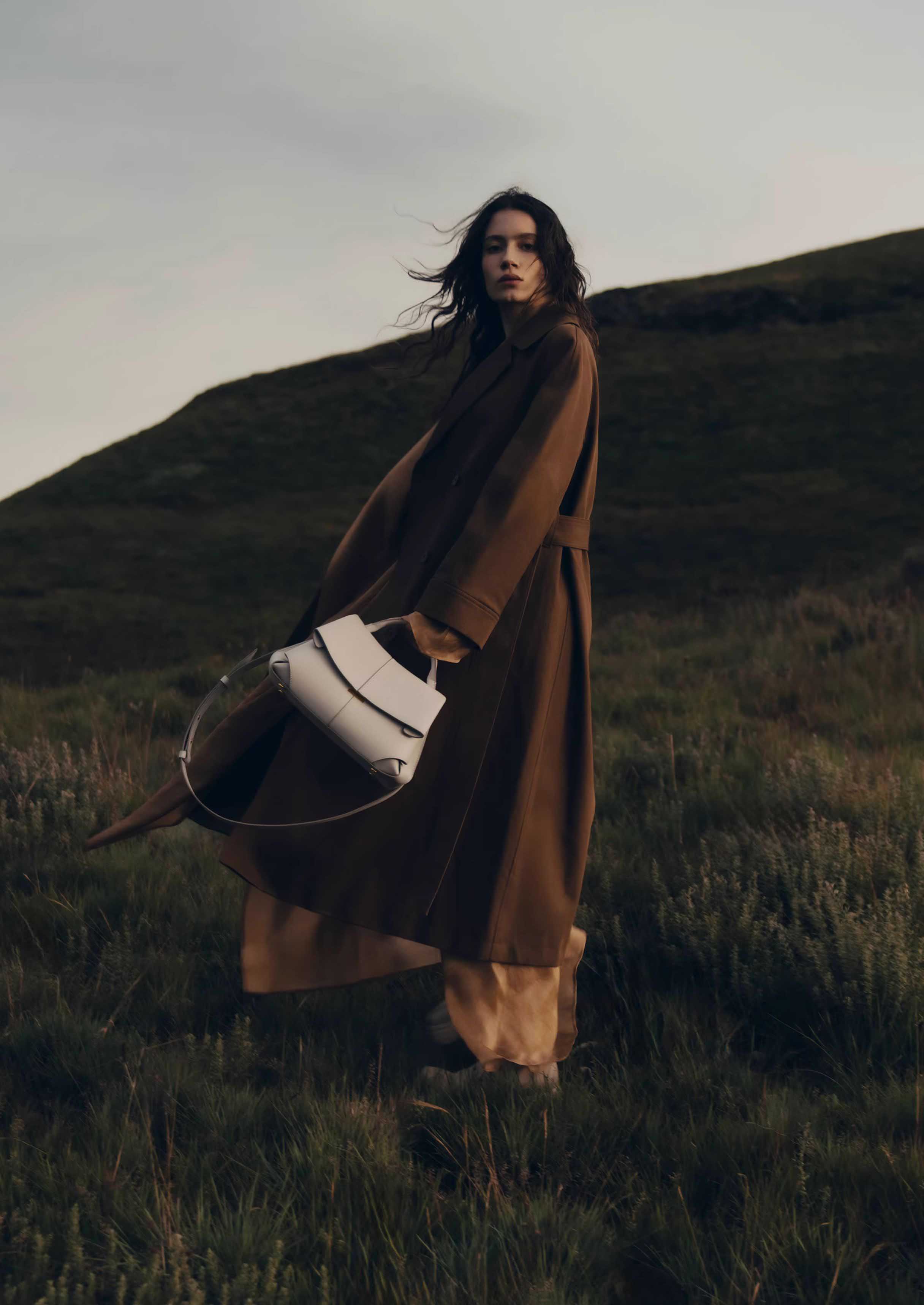 DEEPKEE original nubuck handmade full-grain genuine leather cowhide bag 微笑包法國波靈恩小眾真皮女包 YY-8132 號