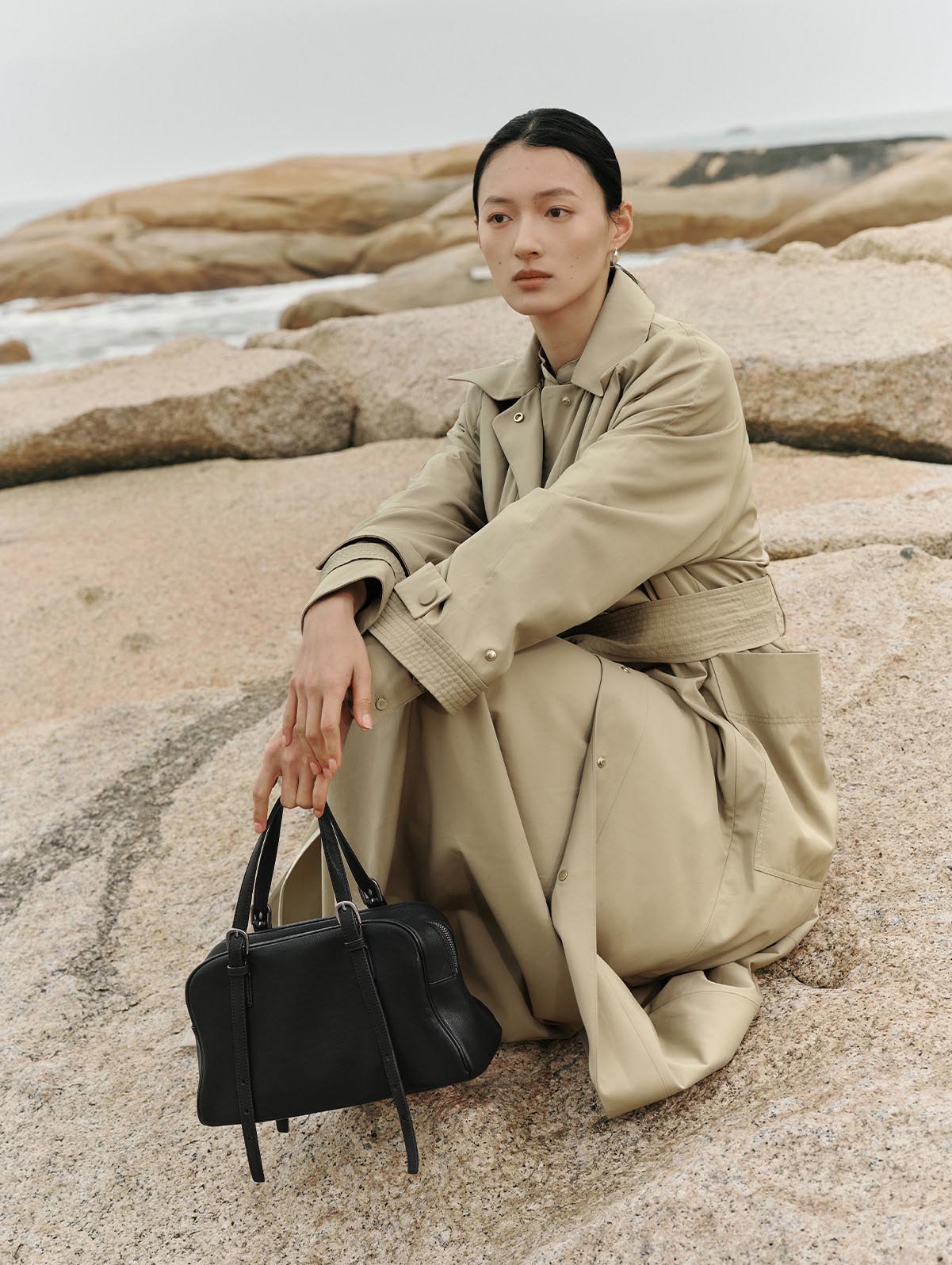 香港狄記皮具 狄記 原創真皮手工 ins郵差包 ins風格包包 頭層牛皮包包 皮革 原創手工真皮 皮件 DEEPKEE 復古真皮手工包