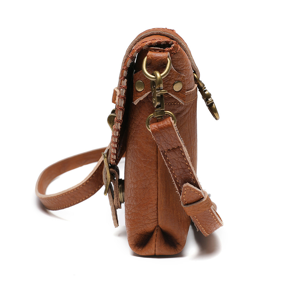 香港狄記皮具 狄記 原創真皮手工 ins郵差包 ins風格包包 頭層牛皮包包 皮革 原創手工真皮 皮件 DEEPKEE 復古真皮手工包