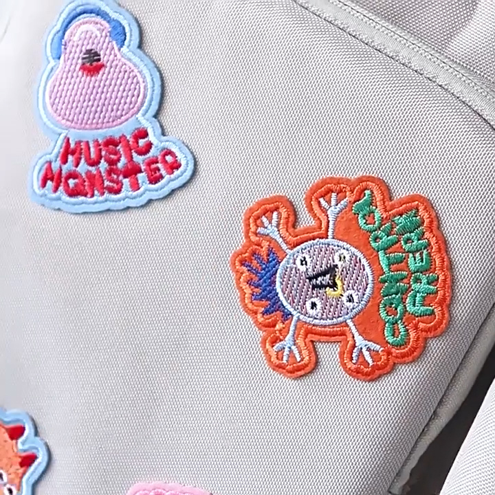 DEEPKEE BAGS 正品卡通怪物貼布電腦包 FF002號