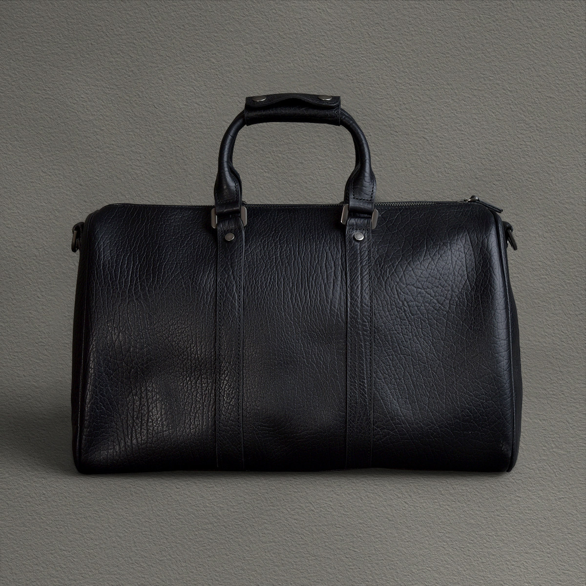 狄記皮革 手工製作 新款復古の厚牛皮旅行包 11205號