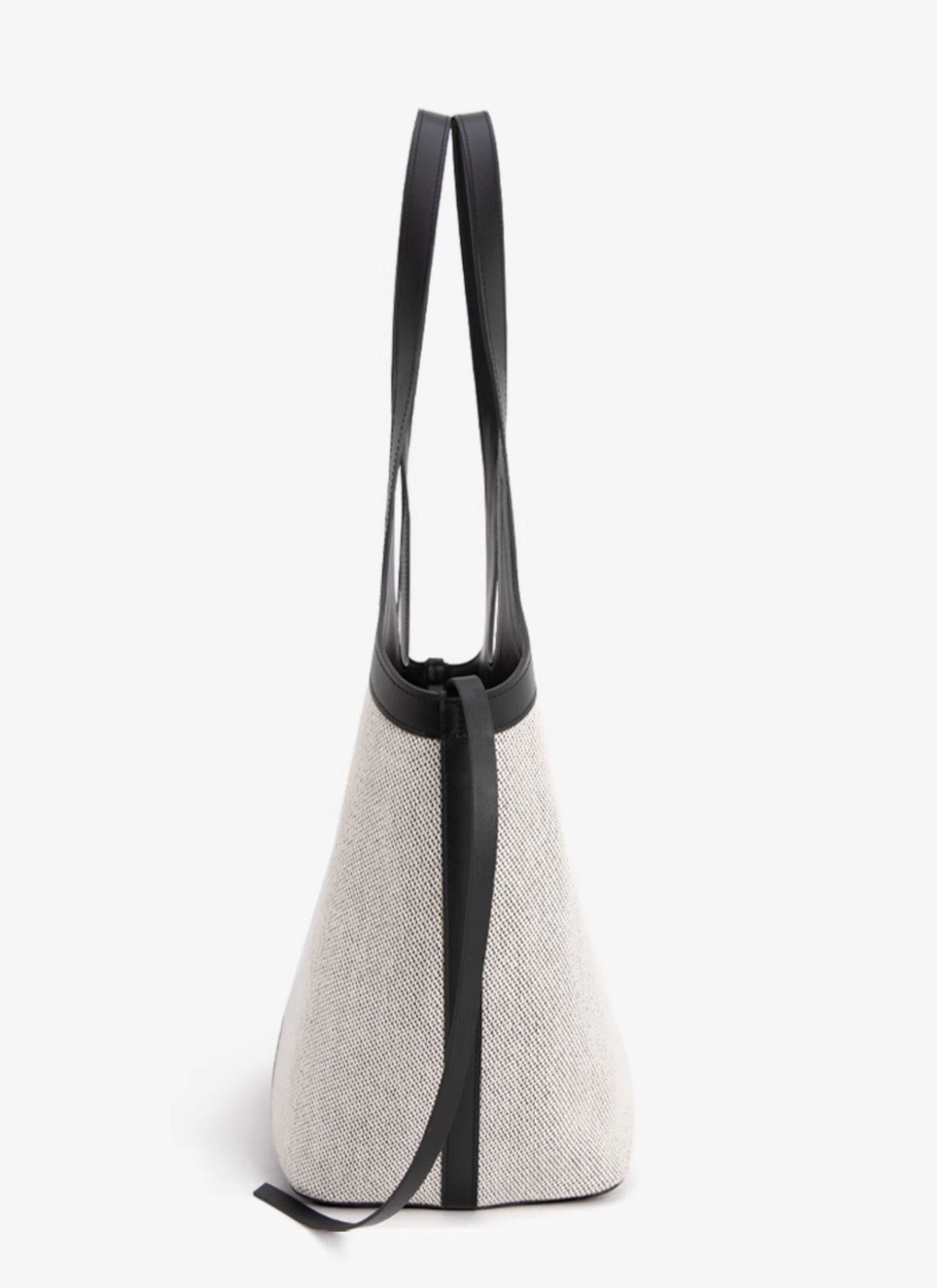 DEEPKEE original nubuck handmade full-grain genuine leather cowhide bag 牛皮拼接帆布托特包 C9013 號