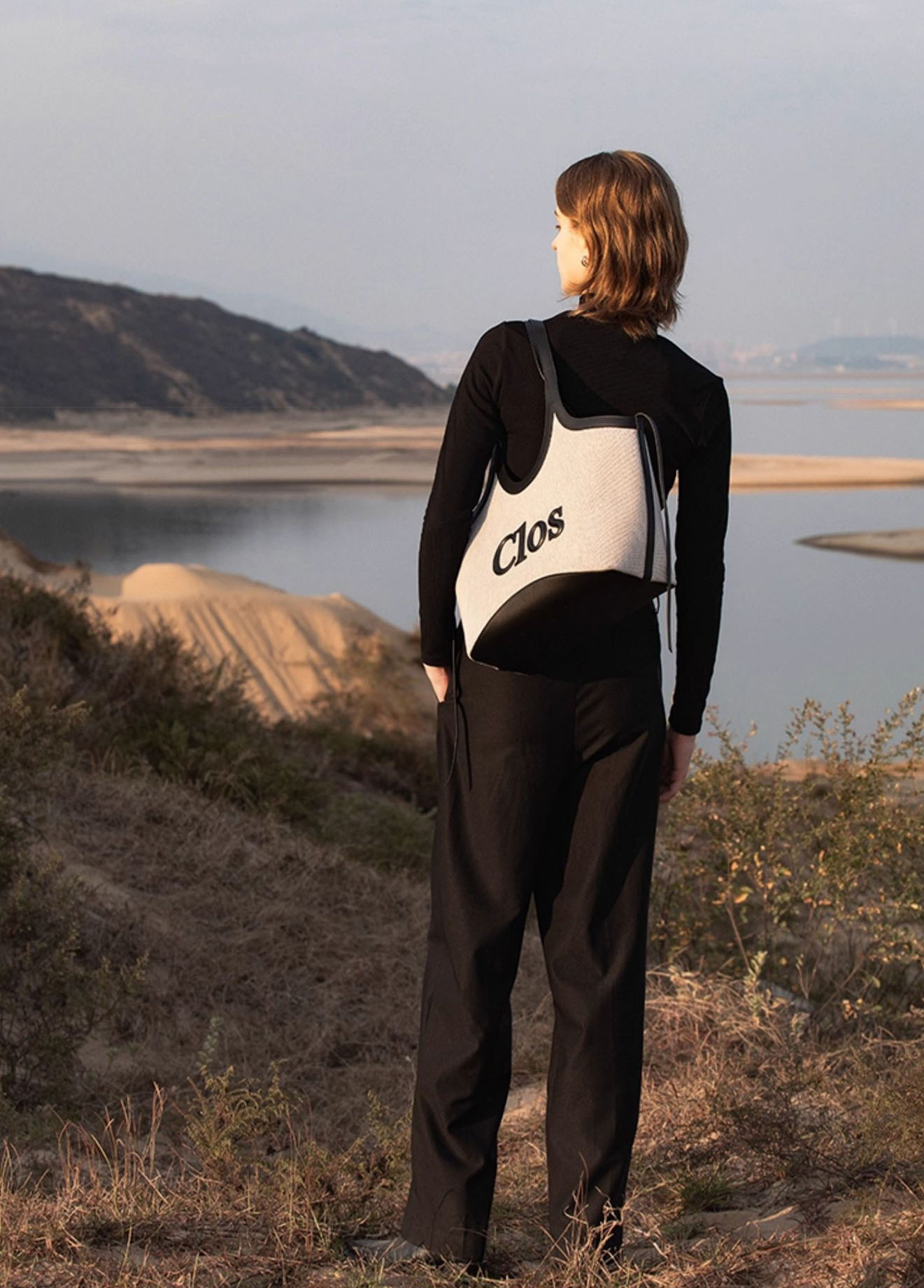 DEEPKEE original nubuck handmade full-grain genuine leather cowhide bag 牛皮拼接帆布托特包 C9013 號