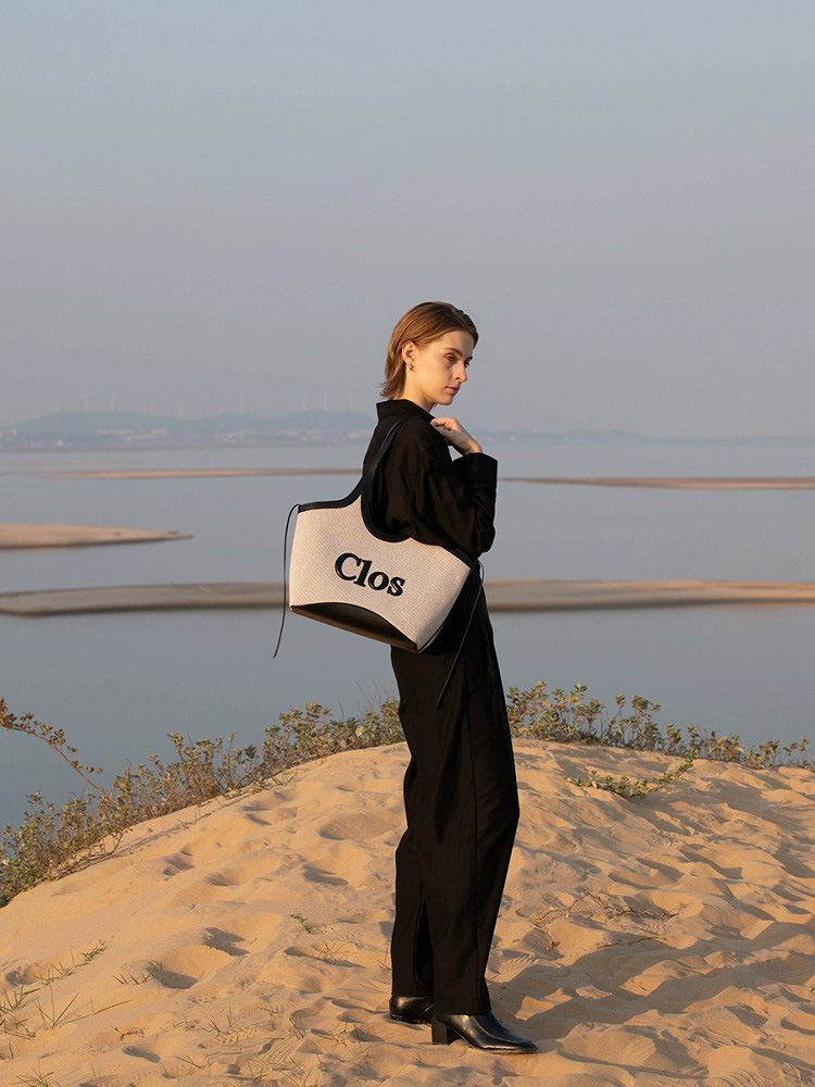 DEEPKEE original nubuck handmade full-grain genuine leather cowhide bag 牛皮拼接帆布托特包 C9013 號