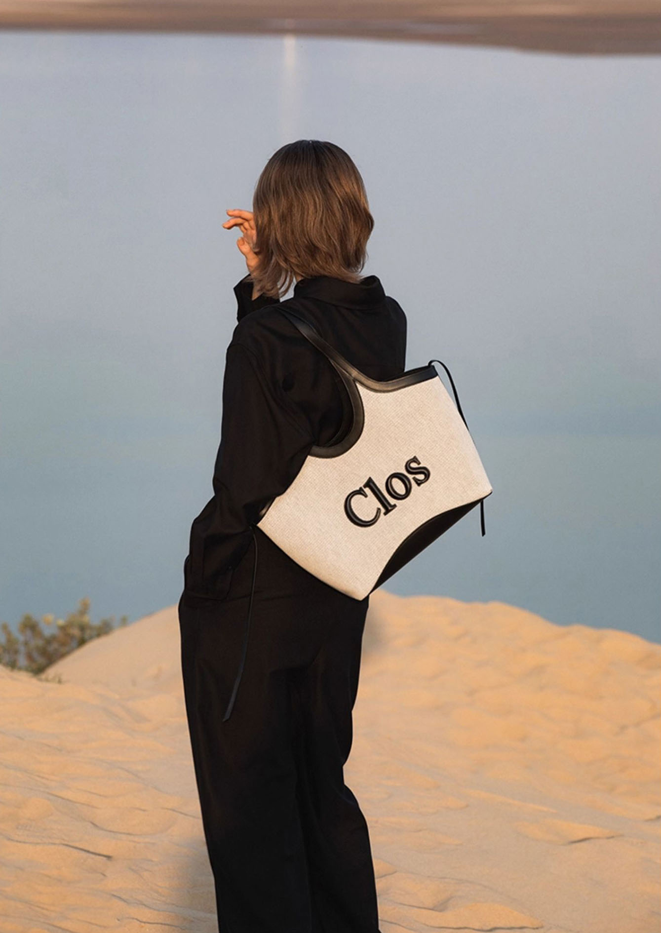 DEEPKEE original nubuck handmade full-grain genuine leather cowhide bag 牛皮拼接帆布托特包 C9013 號