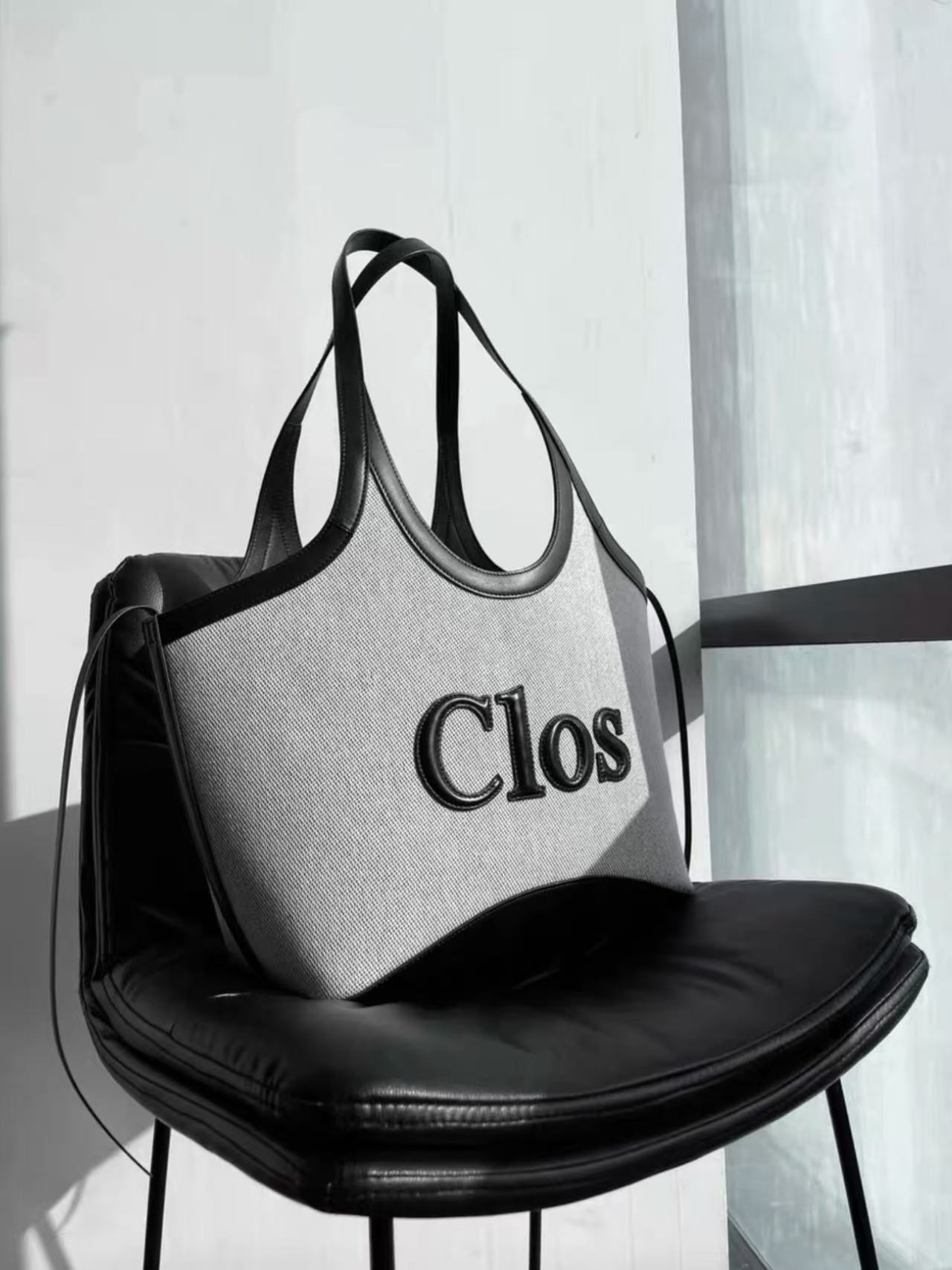 DEEPKEE original nubuck handmade full-grain genuine leather cowhide bag 牛皮拼接帆布托特包 C9013 號