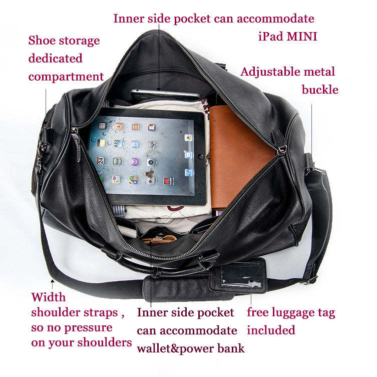 香港狄記手工製作 - ブライアン皮革旅行袋30004號