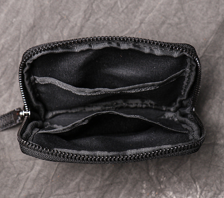 DEEPKEE HANDMADE | Zip Around Small Leather Wallets No.J034