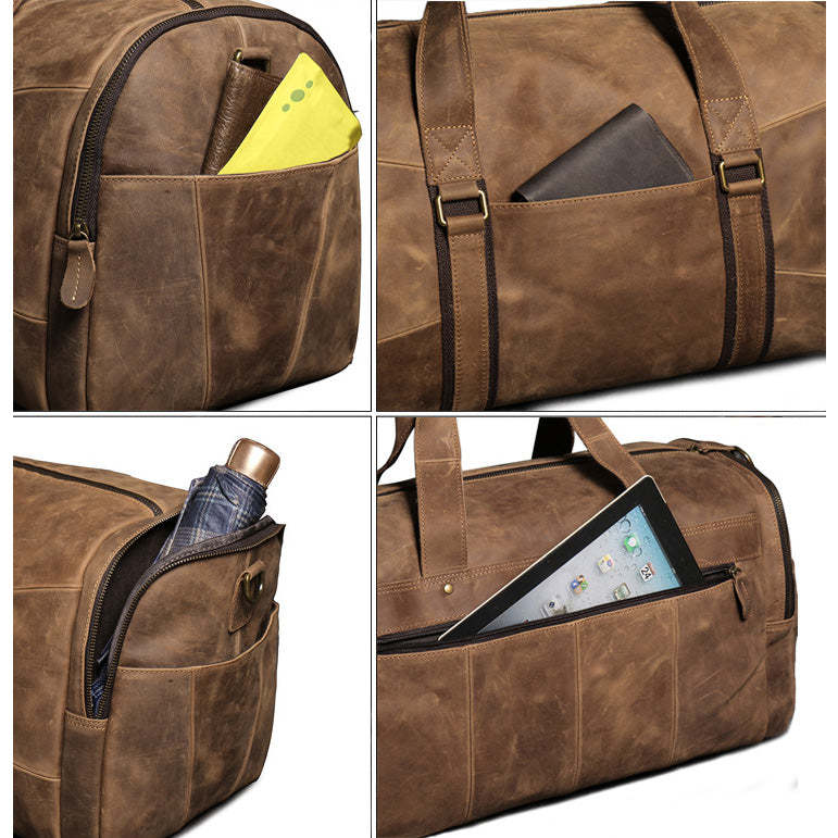 香港狄記手工製作 - クレイグ復古行李包 1219_2號