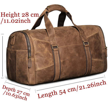 香港狄記手工製作 - クレイグ復古行李包 1219_2號