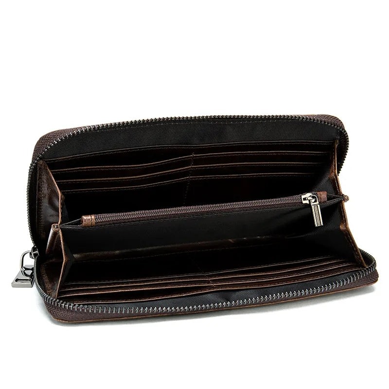 DEEPKEE Handmade Bags 鱷魚紋壓花皮革皮夾 1232號