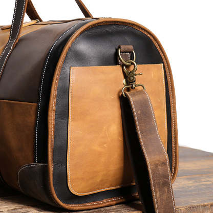 香港狄記手工製作 - 撞色週末旅行包 30168號