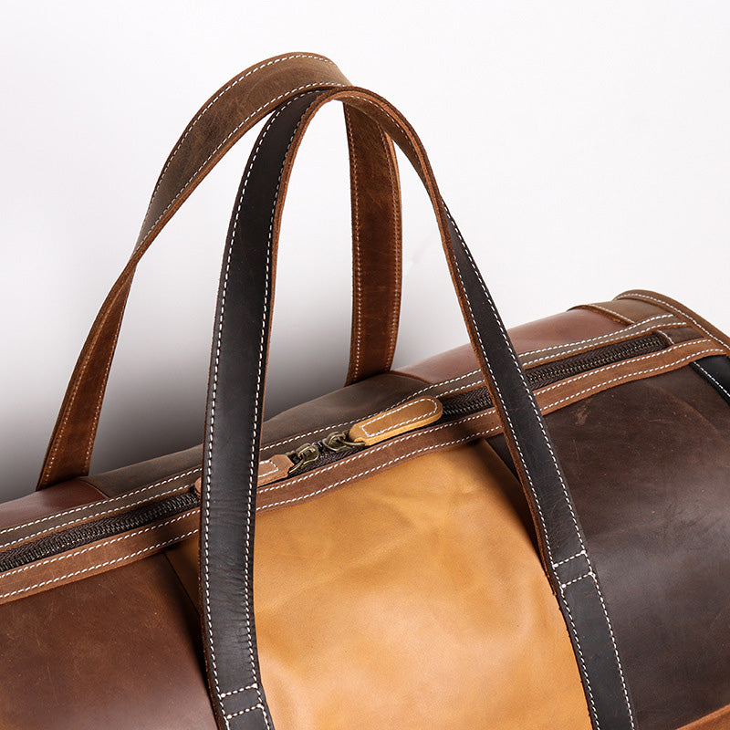 香港狄記手工製作 - 撞色週末旅行包 30168號