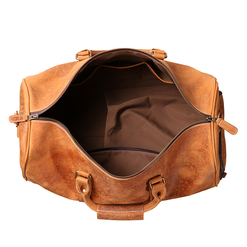 香港狄記手工製作 - 壓花唐草旅行包30009_5號