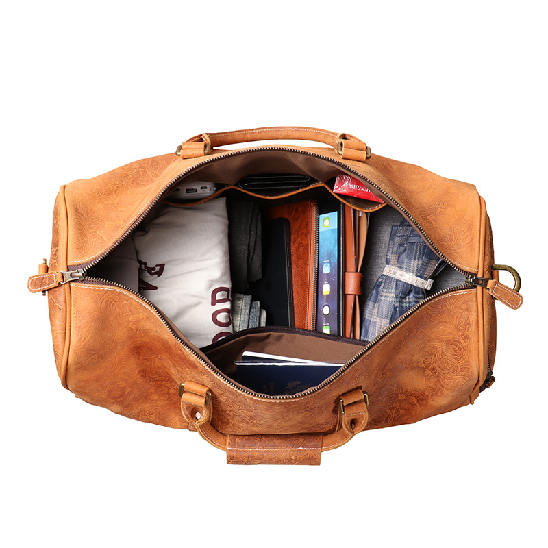 香港狄記手工製作 - 壓花唐草旅行包30009_5號