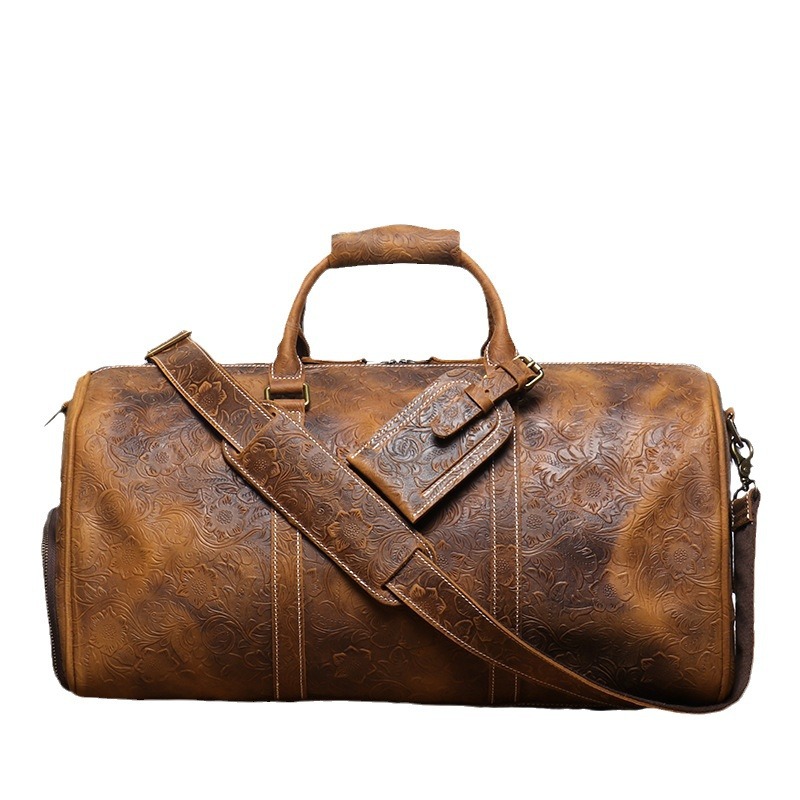 香港狄記手工製作 - 壓花唐草旅行包30009_5號