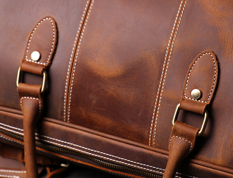 This is a picture about DEEPKEE LEATHER | The Lincoln Travel Bag No.30075 