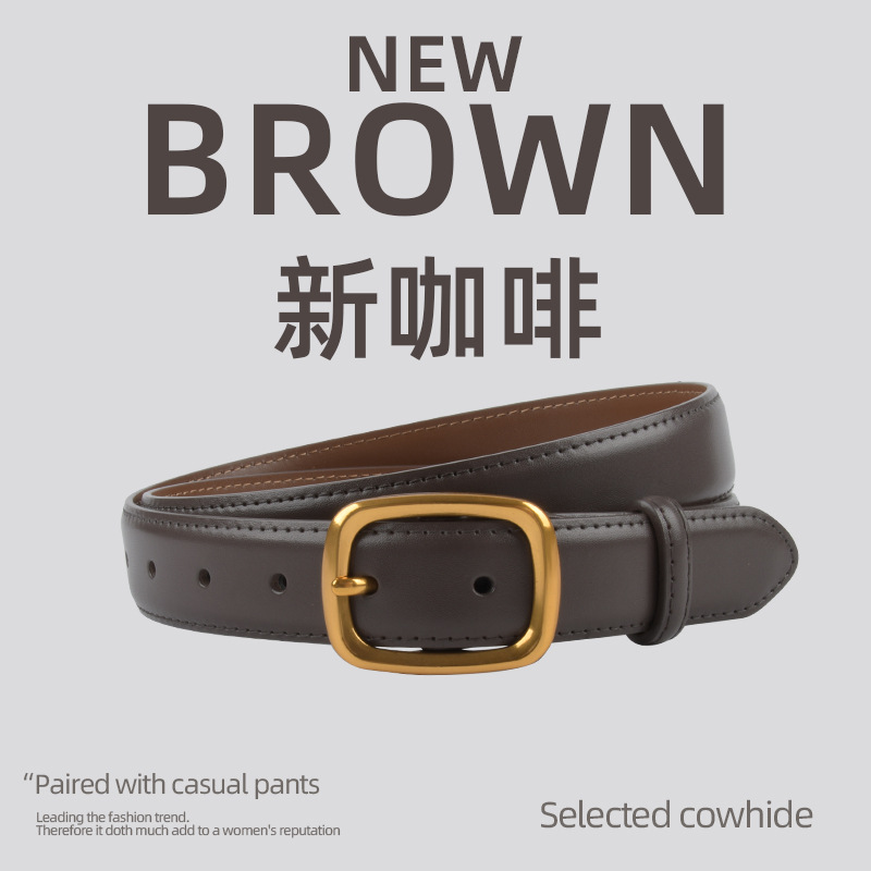 香港狄記手工 - 特價熱賣 超優れた日字扣真皮帶30080號