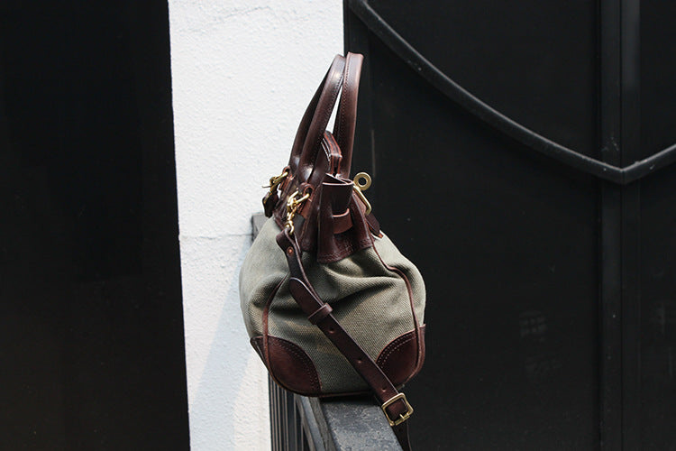 Vegetable Tanned Cowhide Faux Birkin 30 Bag #KM-76819