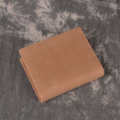 DEEPKEEE HANDMADE | Distressed Leather Bifold Wallet No.L197