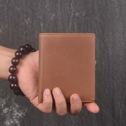 DEEPKEEE HANDMADE | Distressed Leather Bifold Wallet No.L197