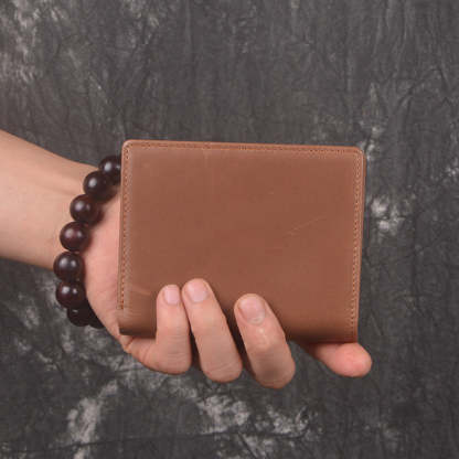 DEEPKEEE HANDMADE | Distressed Leather Bifold Wallet No.L197