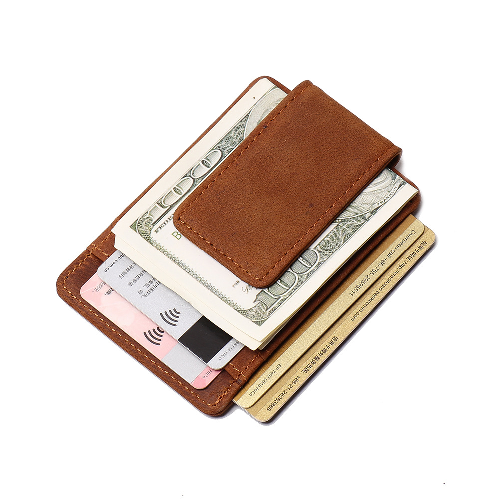 DEEPKEEE LEATHER | Minimalist RFID Blocking, Credit Card Holder For Men & Women No.J033