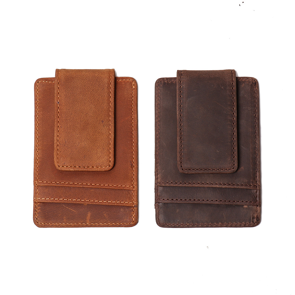 DEEPKEEE LEATHER | Minimalist RFID Blocking, Credit Card Holder For Men & Women No.J033