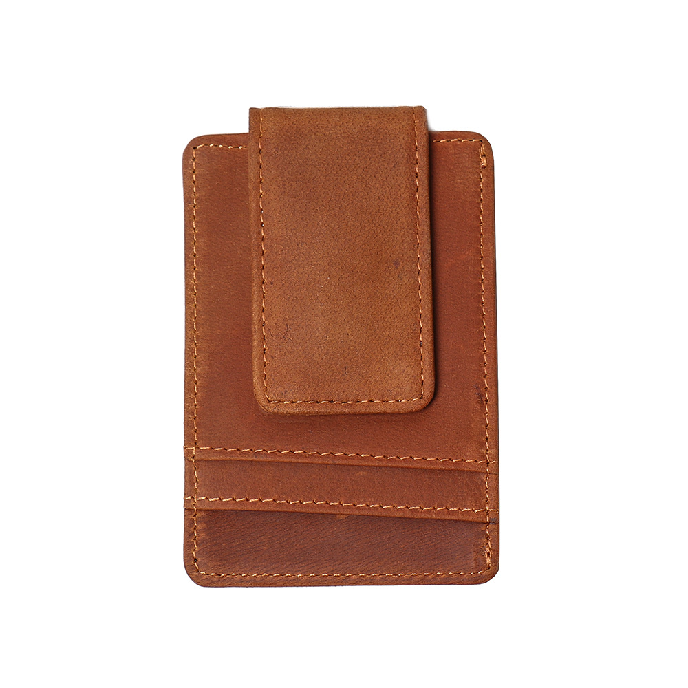 DEEPKEEE LEATHER | Minimalist RFID Blocking, Credit Card Holder For Men & Women No.J033