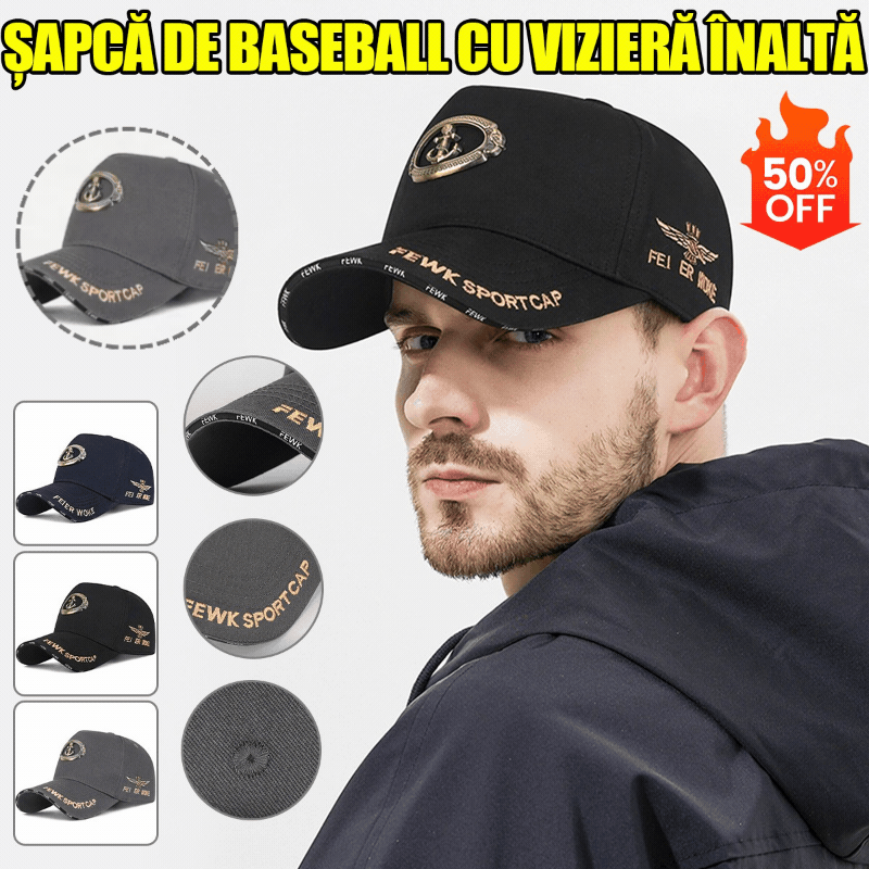 🧢☀️金屬錨重工業刺繡棒球帽 989