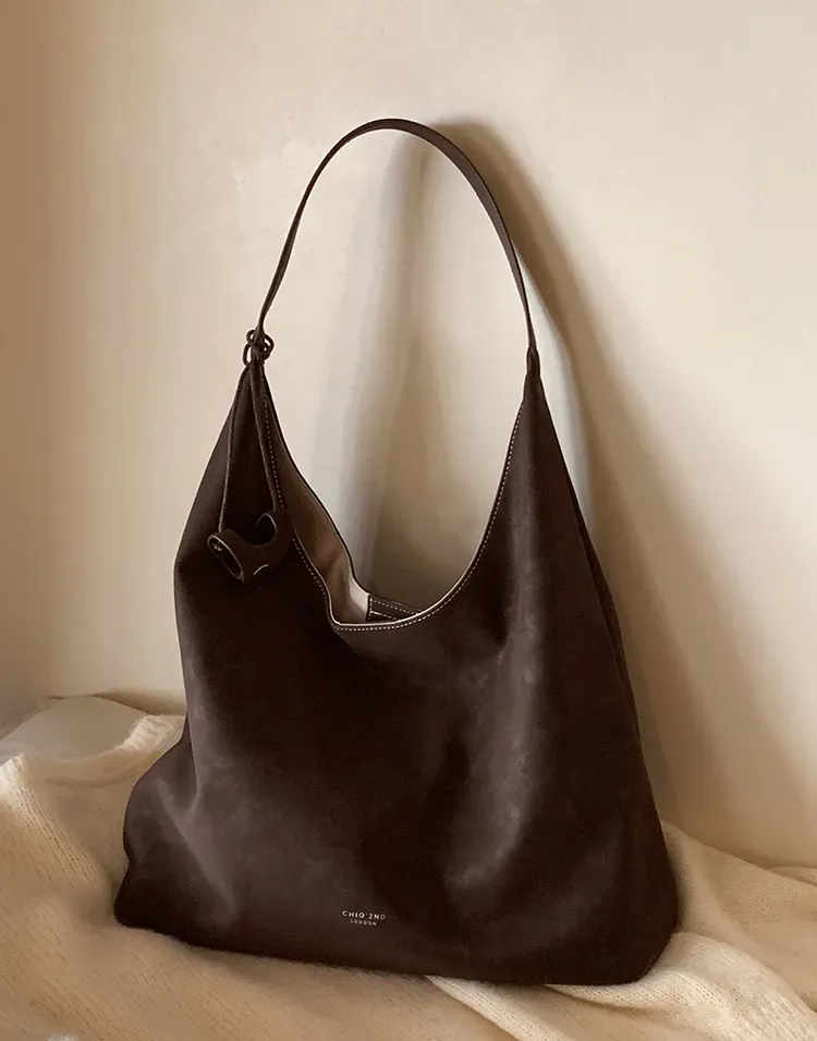 DEEPKEE original nubuck handmade full-grain genuine leather cowhide bag 墨玉森林托特包 CD33256號號
