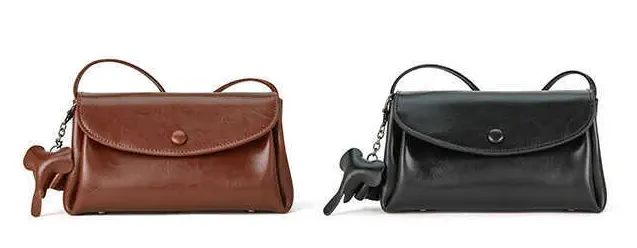 DEEPKEE original nubuck handmade full-grain genuine leather cowhide bag 時尚萬用真皮小包 7399 號