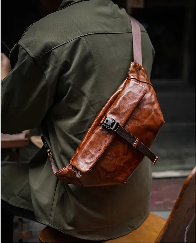 香港狄記皮具 狄記 原創真皮手工 ins郵差包 ins風格包包 頭層牛皮包包 皮革 原創手工真皮 皮件 DEEPKEE 復古真皮手工包