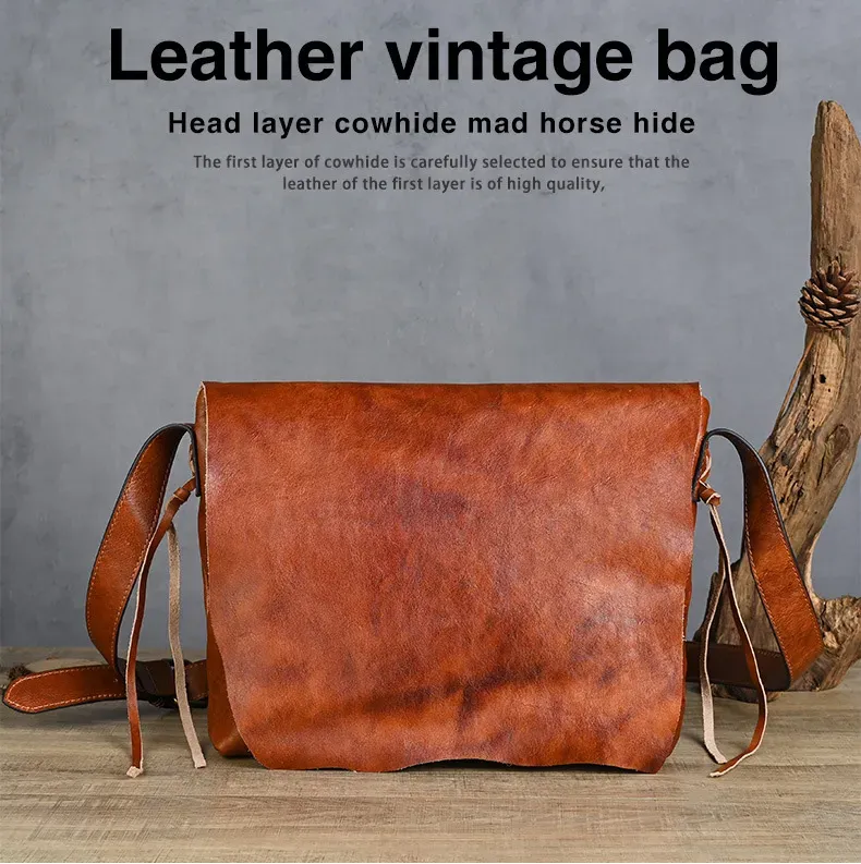 香港狄記皮具 狄記 原創真皮手工 ins郵差包 ins風格包包 頭層牛皮包包 皮革 原創手工真皮 皮件 DEEPKEE 復古真皮手工包