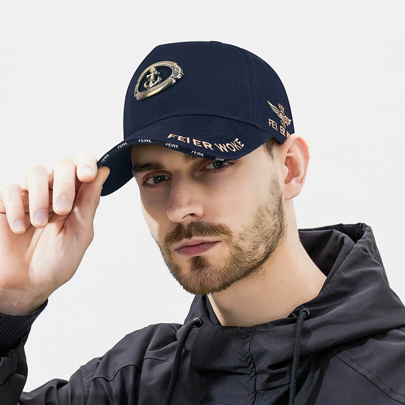 🧢☀️金屬錨重工業刺繡棒球帽 989
