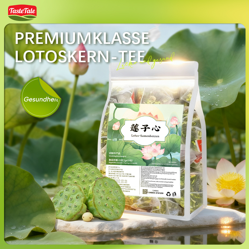 Kaufe eins, erhalte eins gratis! Lotuskerne-Herzen, insgesamt 30 kleine Päckchen, natürlicher Lotuskerne-Kräutertee, senkt den Blutdruck und beruhigt den Geist.