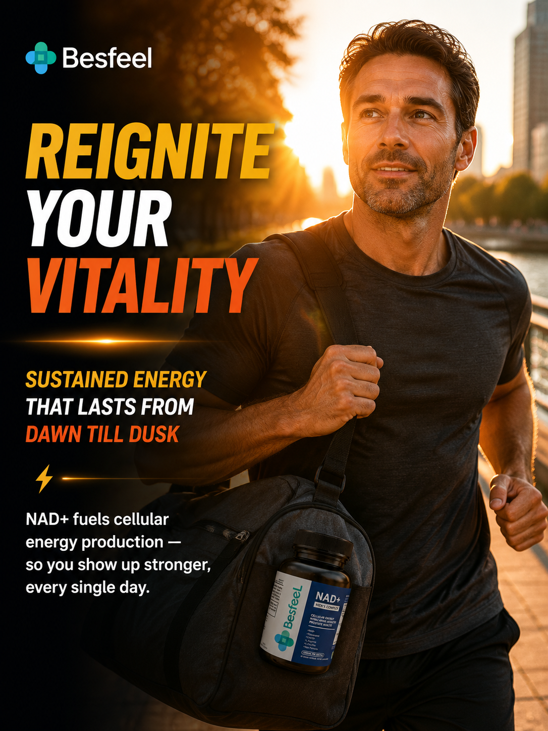 Advanced NAD+ Support for Men’s Energy & Prostate Health