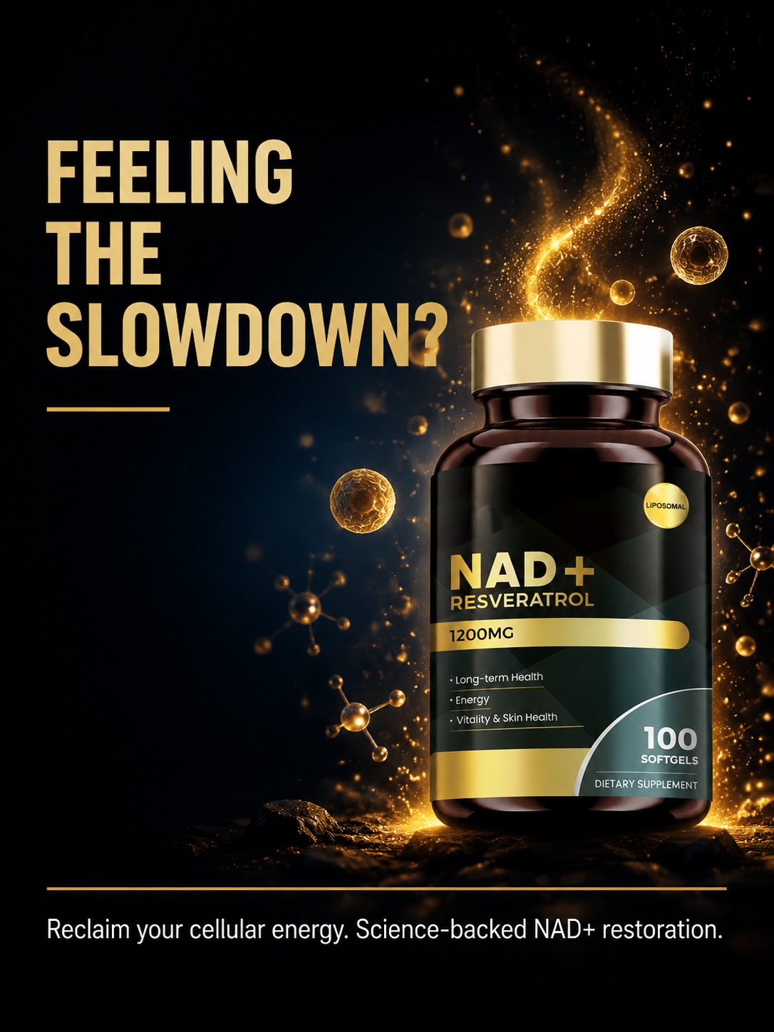  NAD+ Resveratrol Dietary Supplement