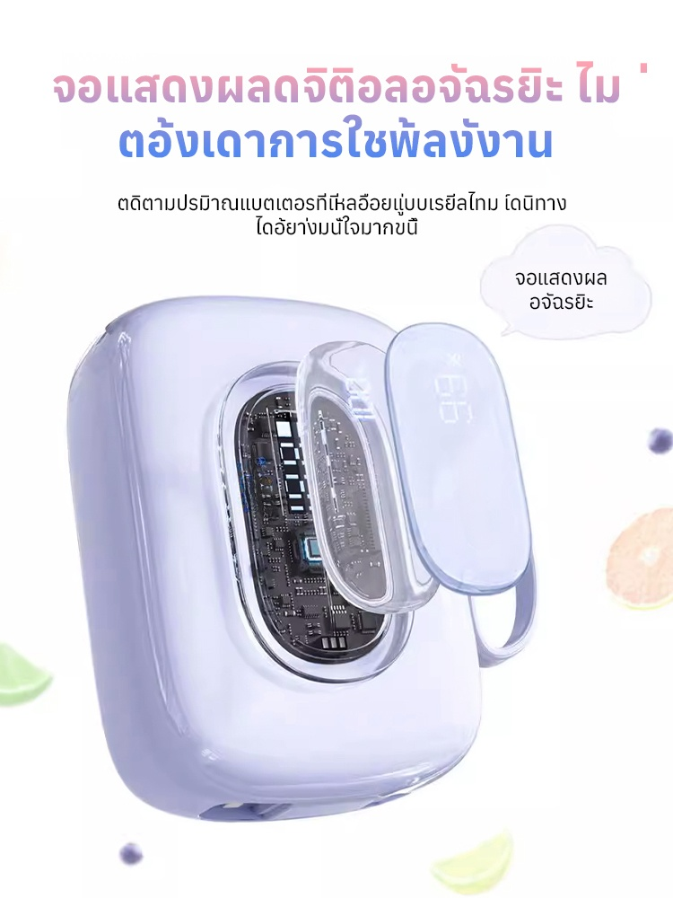 🔋 ขุมพลังชาร์จเร็วขนาดพกพา! ความจุสูง 10,000mAh พร้อมใบรับรองความปลอดภัย 3C ปลอดภัยสุดๆ ⚡