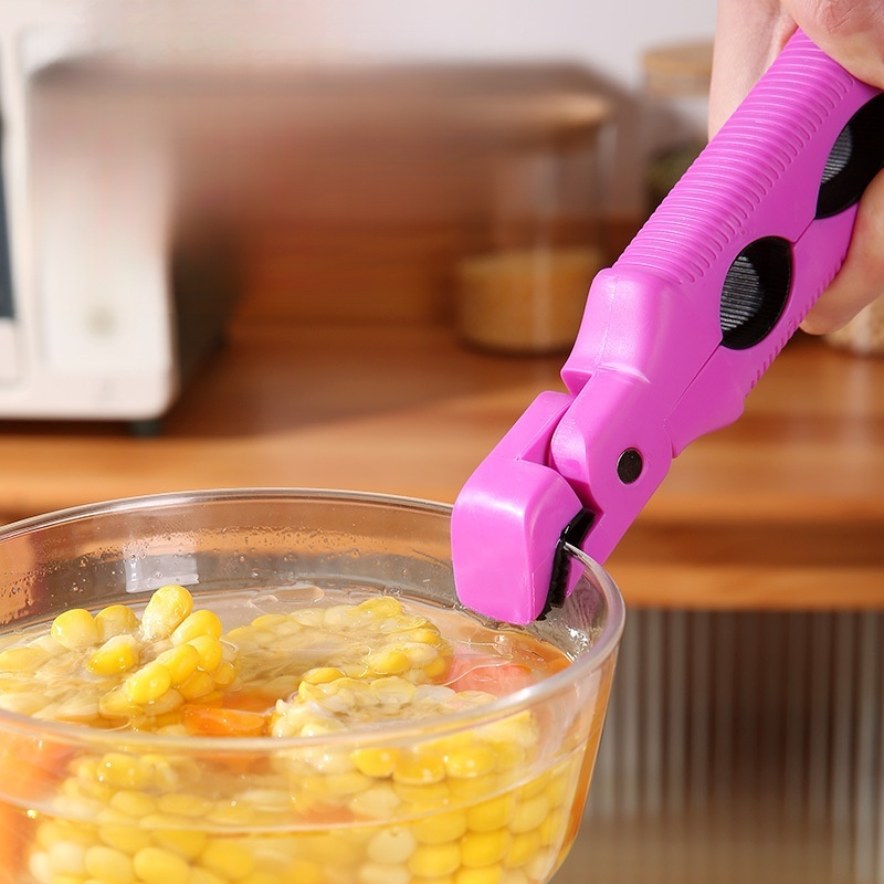 Multifunctional antiscald clip silicone dish clamp device plate opener