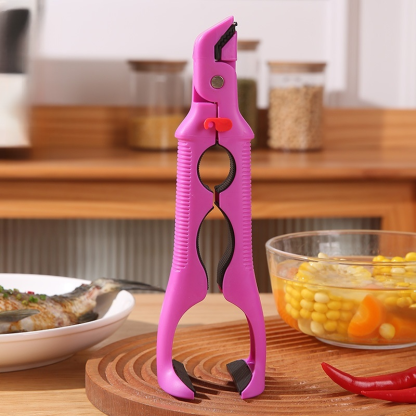 Multifunctional antiscald clip silicone dish clamp device plate opener