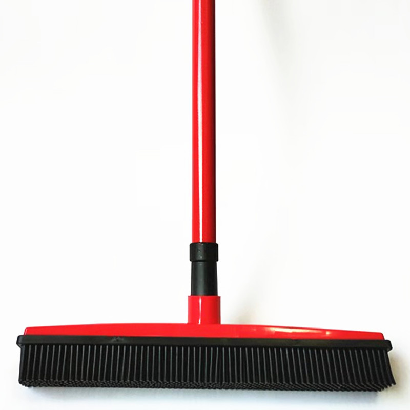 🔥Pet hair removal broom hack: the amount of hair that came up is disturbing.