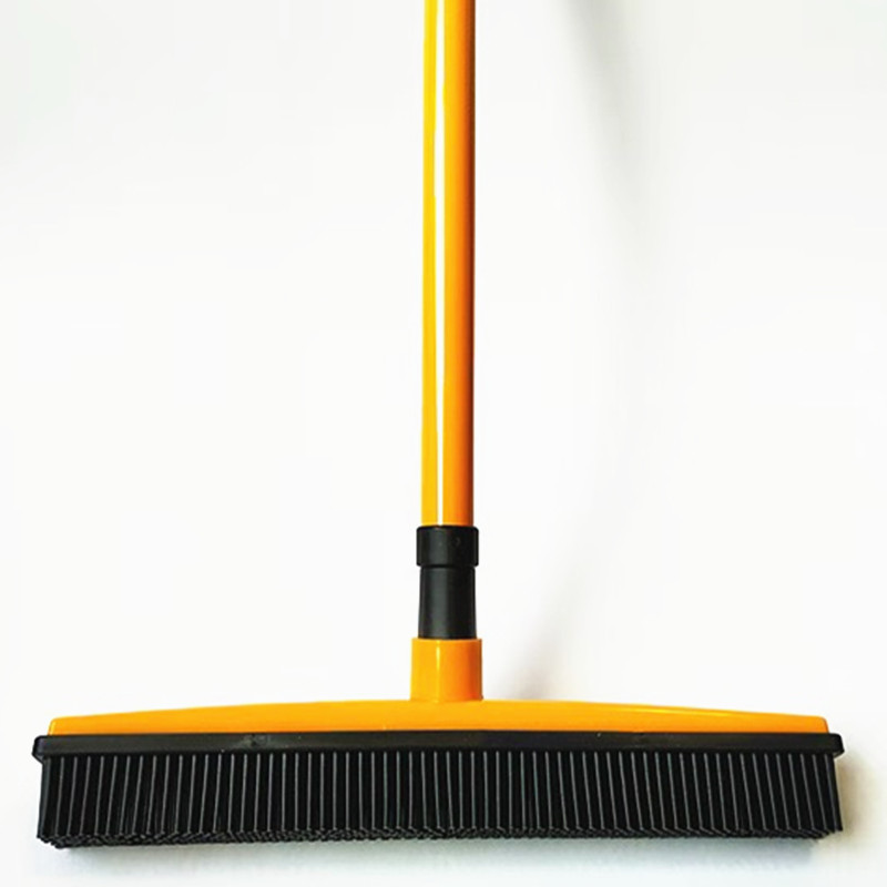 🔥Pet hair removal broom hack: the amount of hair that came up is disturbing.