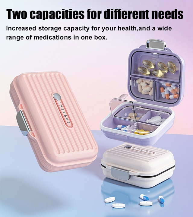 💊It is so convenient to bring this small medicine box with you when traveling