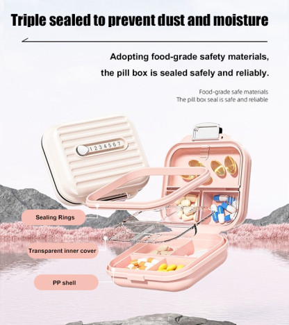 💊It is so convenient to bring this small medicine box with you when traveling